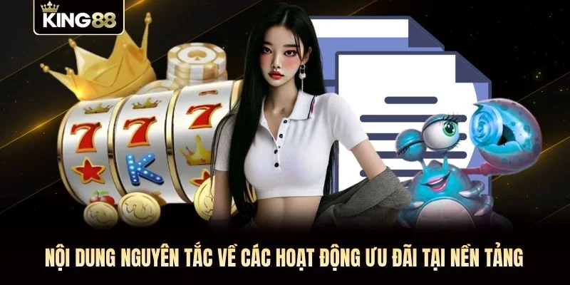 Nội dung nguyên tắc về các hoạt động ưu đãi tại nền tảng